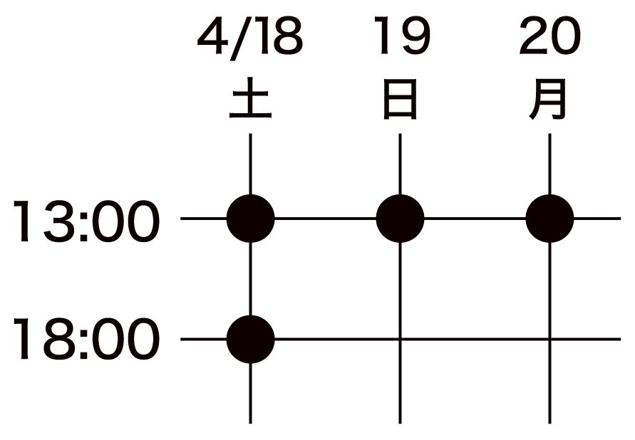 大阪公演スケジュール